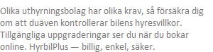 Hyrbilar Hudiksvall